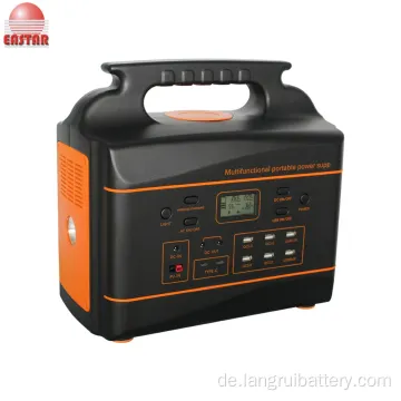 Tragbare Station Outdoor Power 1000W Solargenerator